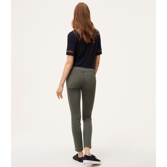 loft green jeans